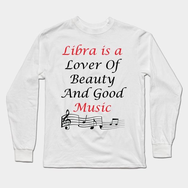 Libra T-Shirt Long Sleeve T-Shirt by VividDesigns